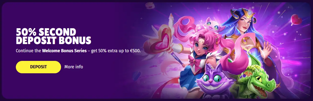 Great Slots Casino Second Deposit Bonus